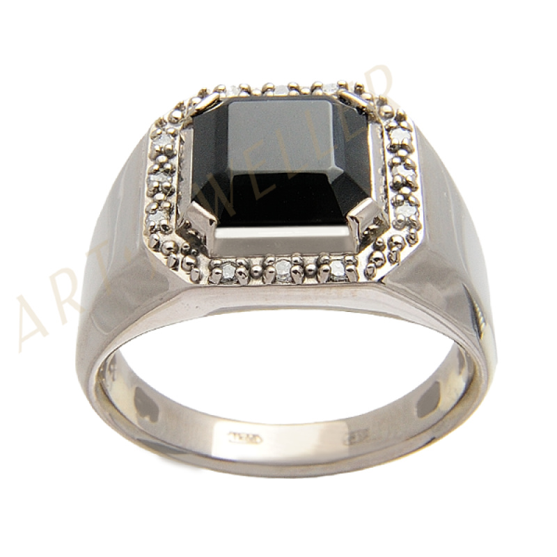 Кольцо из палладия 500 пробы, арт. 84672ONX.26