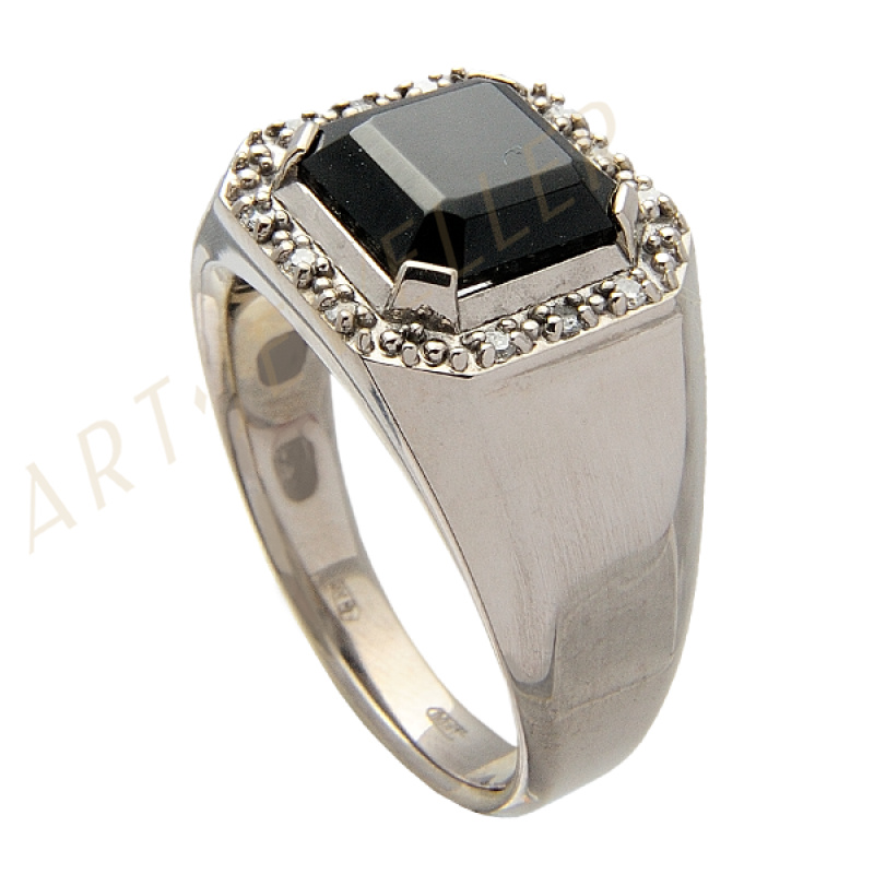Кольцо из палладия 500 пробы, арт. 84672ONX.26