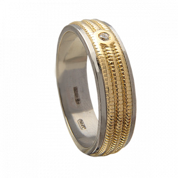 Кольцо из палладия 500 пробы, арт. 1.31.2225